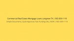 commercial-real-estate-mortgage-loans-longview-tx
