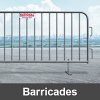 Pedestrian Barricades for crowd control from National Construction Rentals